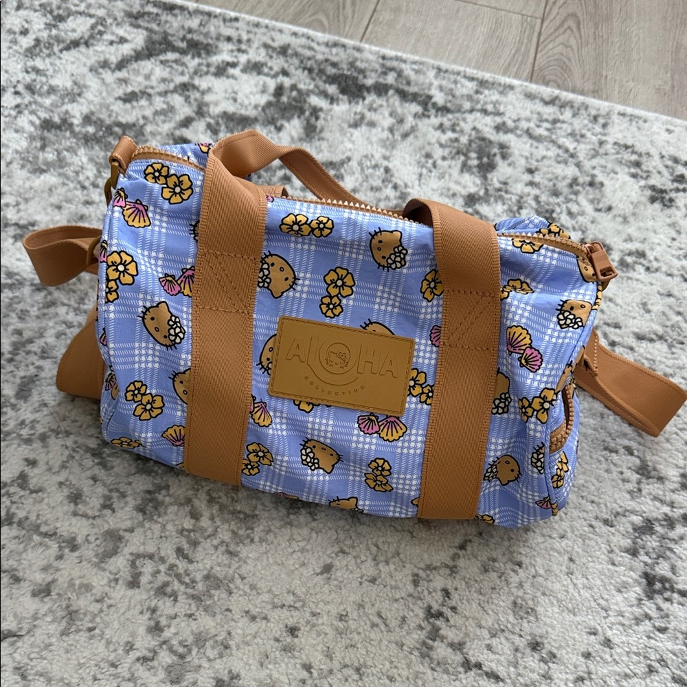 Aloha Collection Hello Kitty Palaka Stubby Duffle NWT